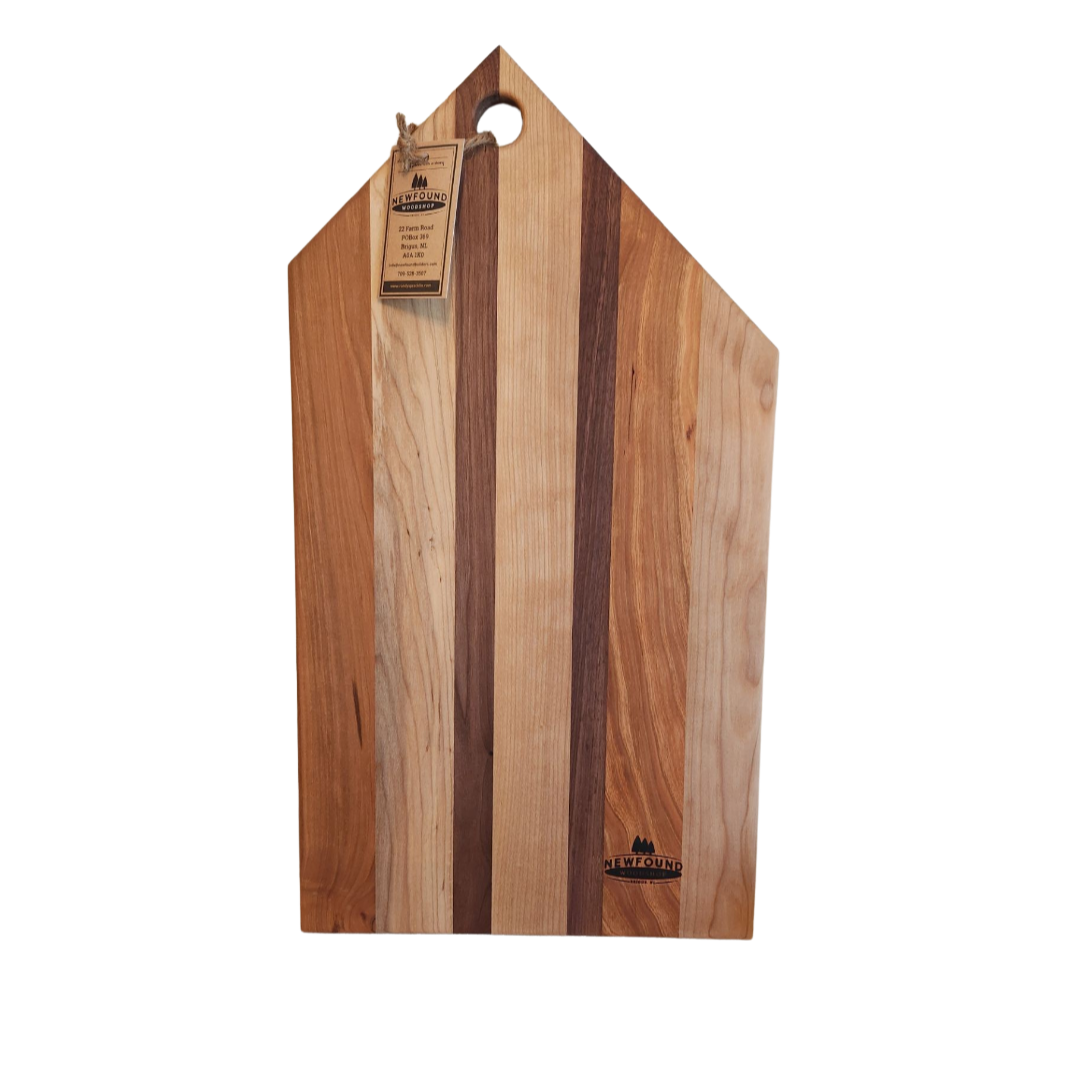 Salt Box House Shaped Wooden Board